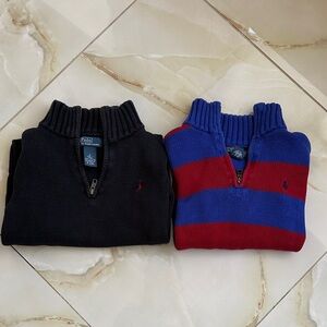 Polo by Ralph Lauren Kids Black and Striped Sweater Set
